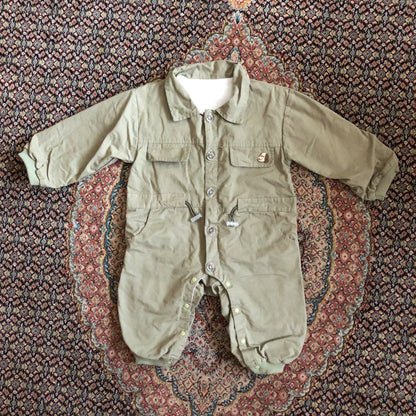 Army Green Romper, Kids 12 Month (9-12M)