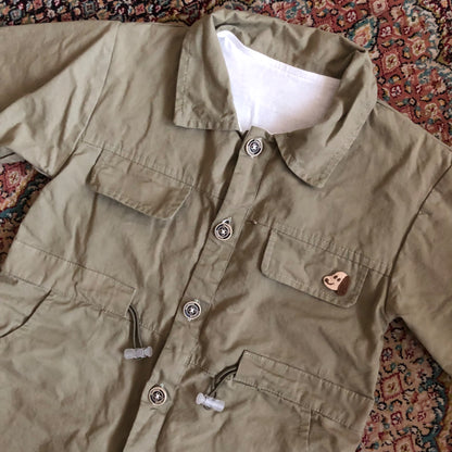Army Green Romper, Kids 12 Month (9-12M)