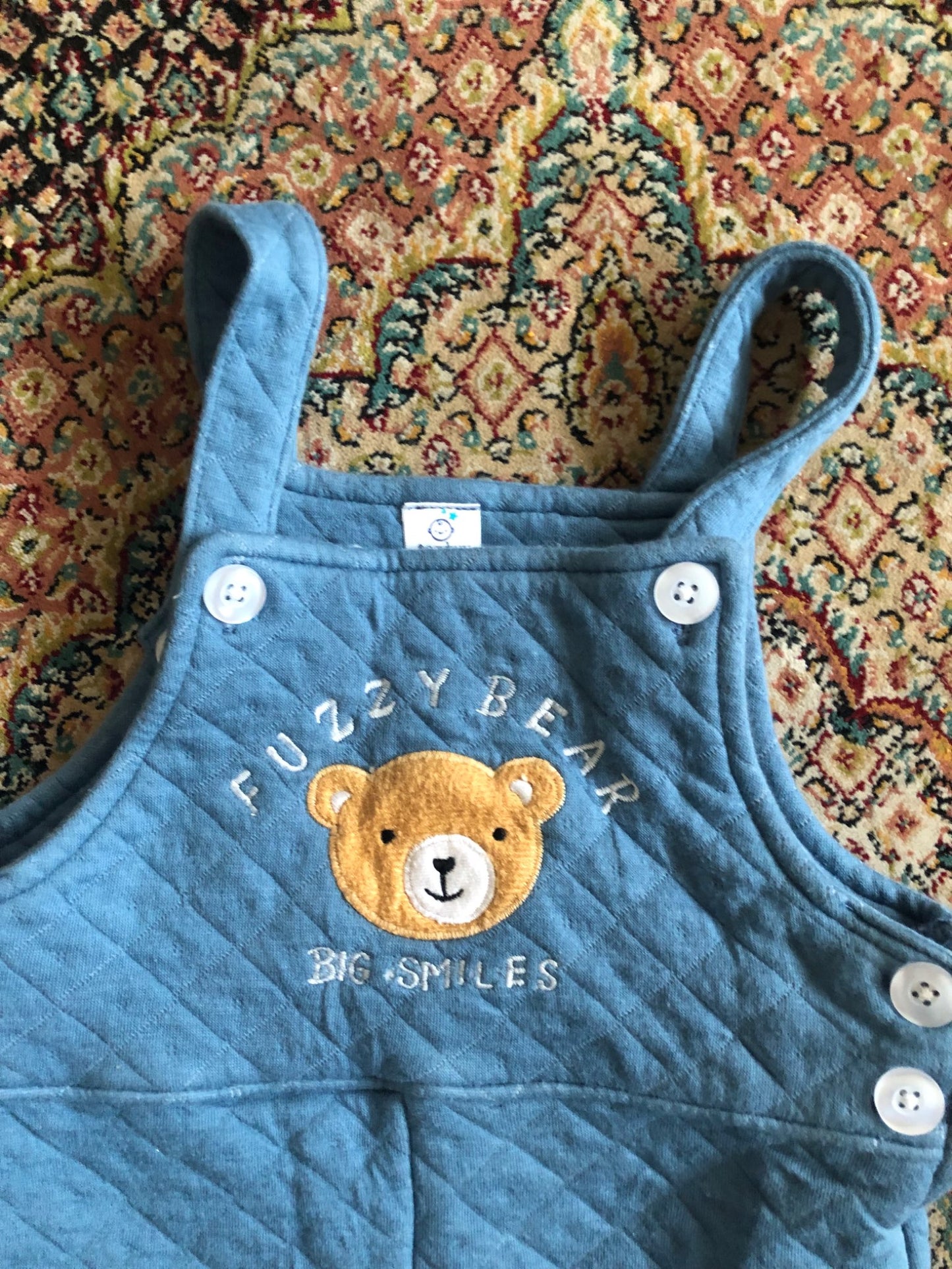 Teddy Shortalls , Kids 9 Month (6-9M)