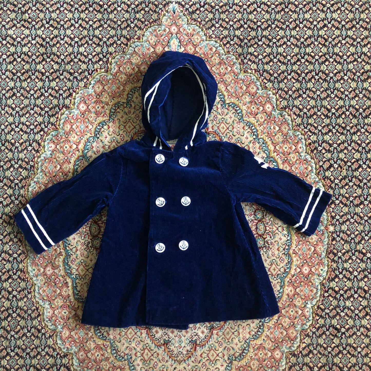 Vintage Sailor Jacket, Kids 12 Month (9-12M)