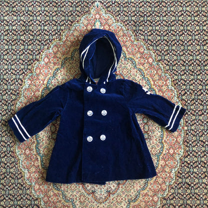Vintage Sailor Jacket, Kids 12 Month (9-12M)