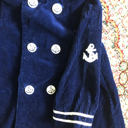 Vintage Sailor Jacket, Kids 12 Month (9-12M)