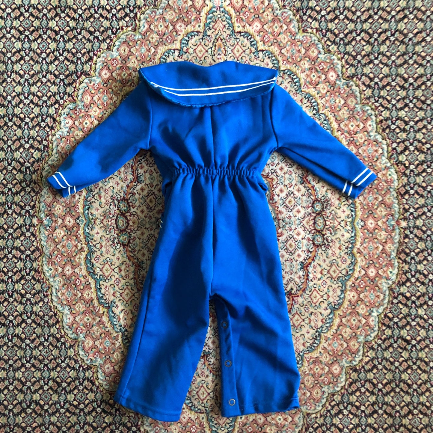 Blue Vintage Jumpsuit, Kids 12 Month (9-12M)