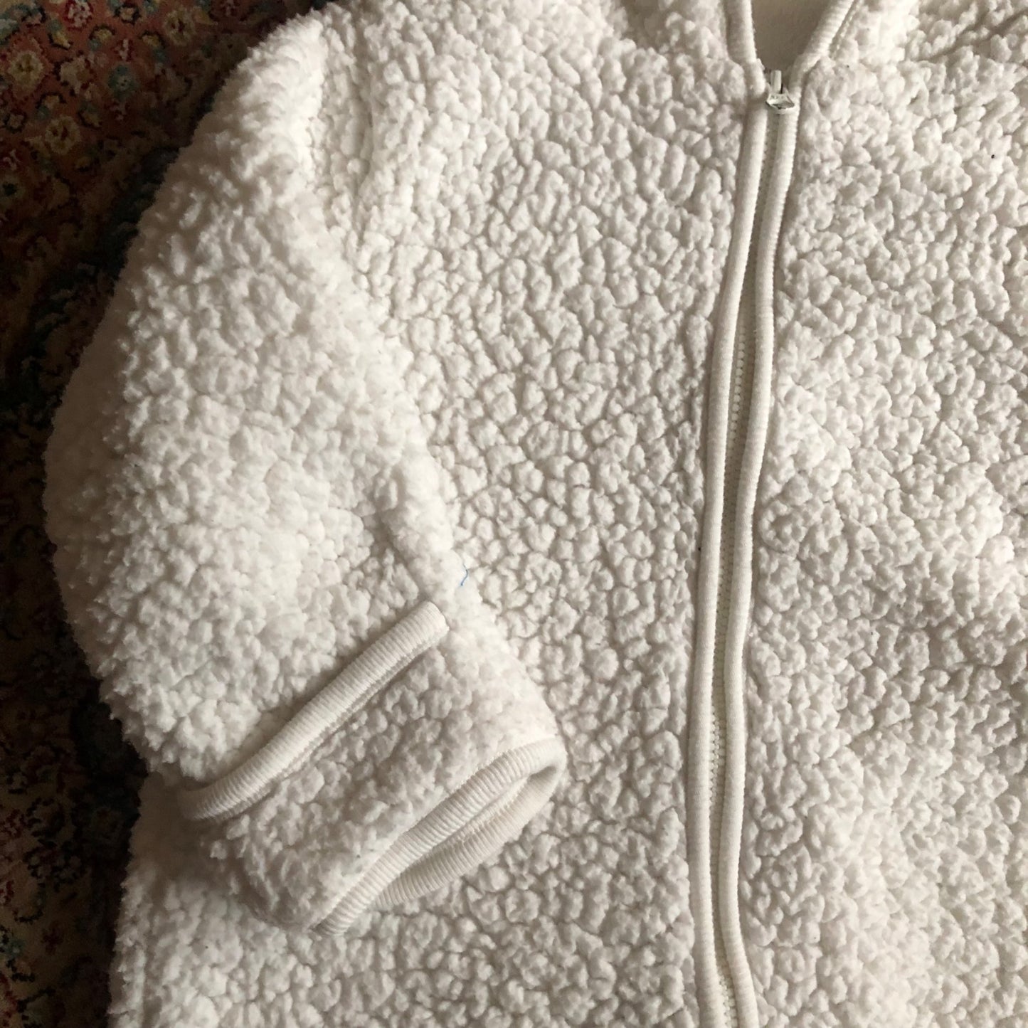White Fleece Suit, Kids 18 Month (12-18M)