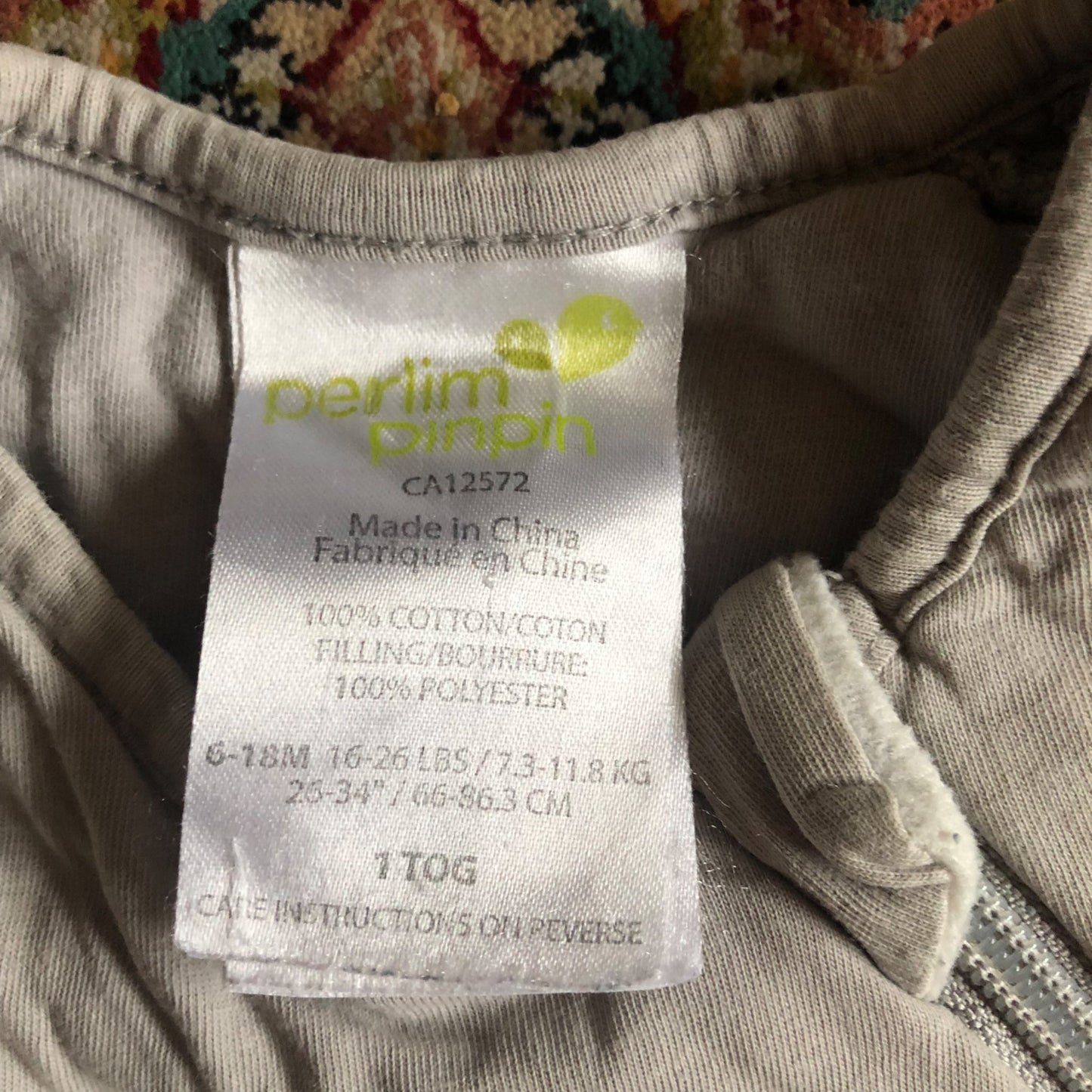 Perlimpinpin Sleep Sack, 12-18 Months (Large)