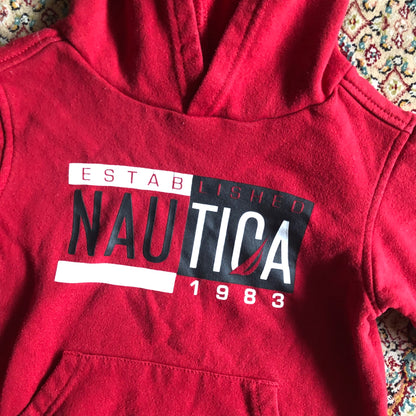 Red Nautica Hoodie, Kids 3T