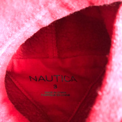 Red Nautica Hoodie, Kids 3T