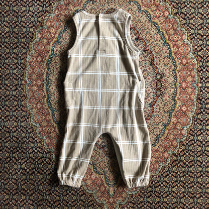 Beige Overall Romper, Kids 18 Month (12-18M)