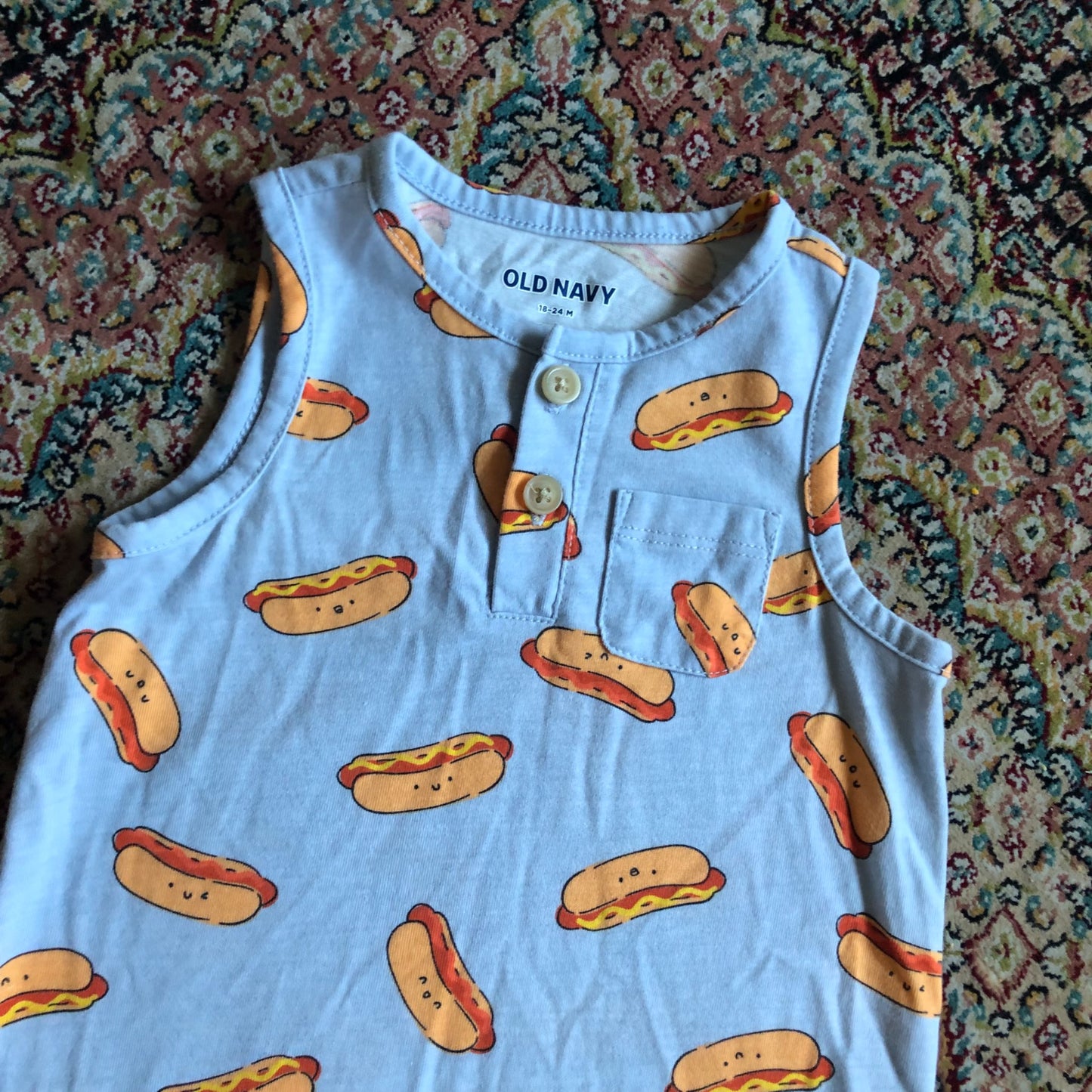 Hotdog Romper, Kids 24 Month (18-24M)