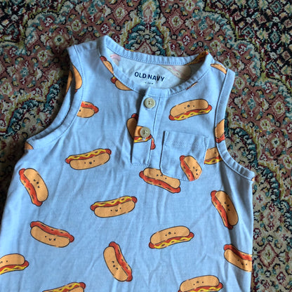 Hotdog Romper, Kids 24 Month (18-24M)