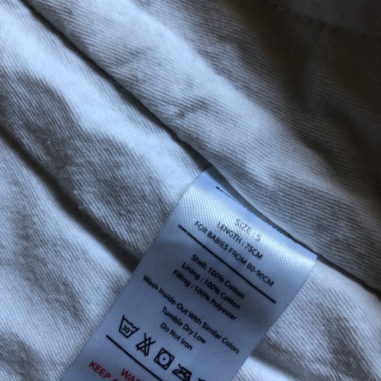 Footed Sleep Sack, 12-18 Months (Large)