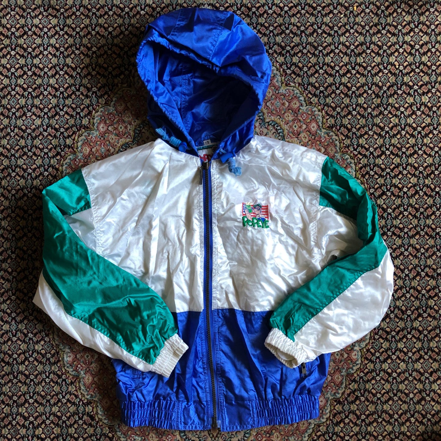Vintage Popeye Windbreaker, Kids 12