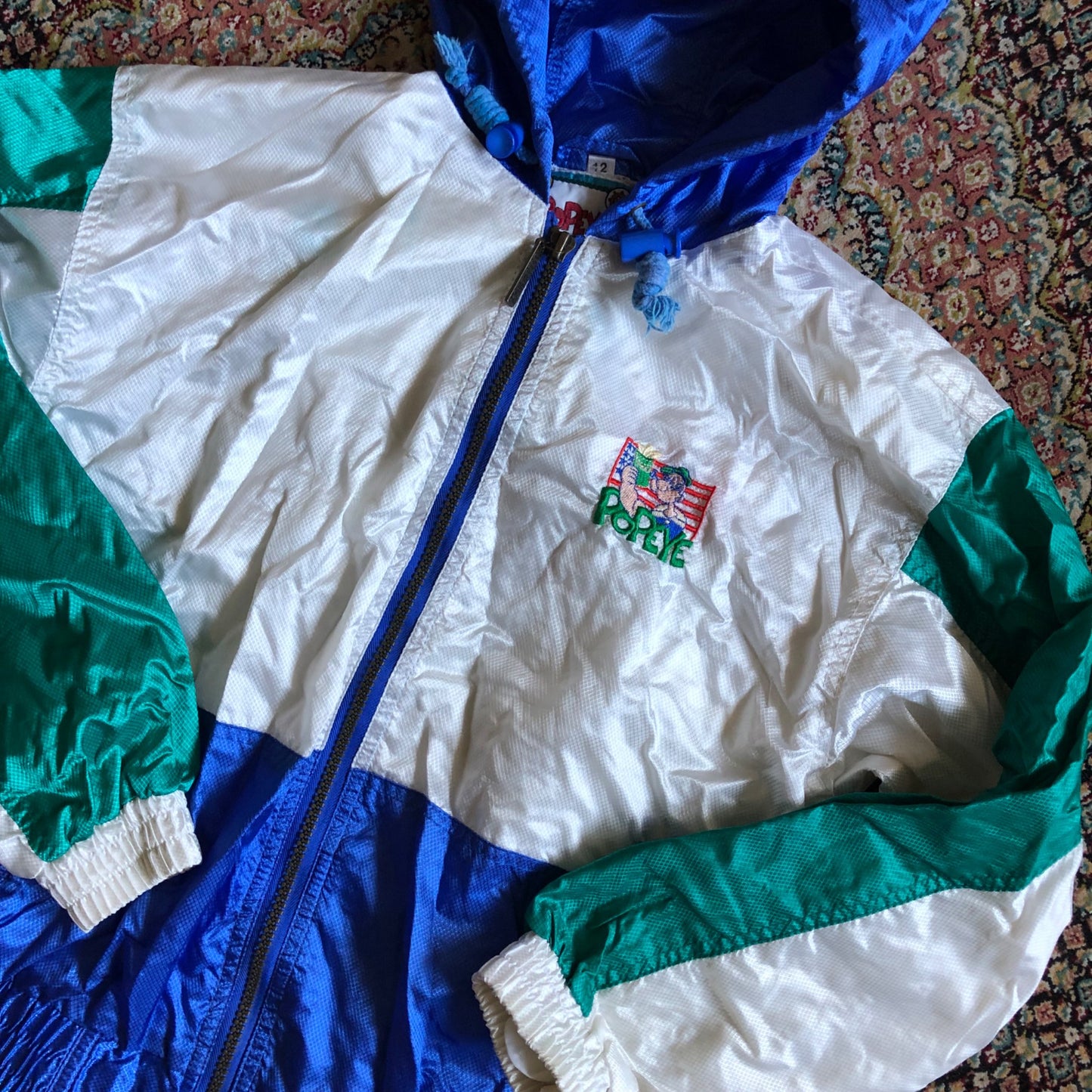 Vintage Popeye Windbreaker, Kids 12