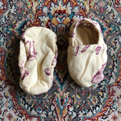Mushroom Slippers, Shoes 0 (Baby: 0-12 mth)