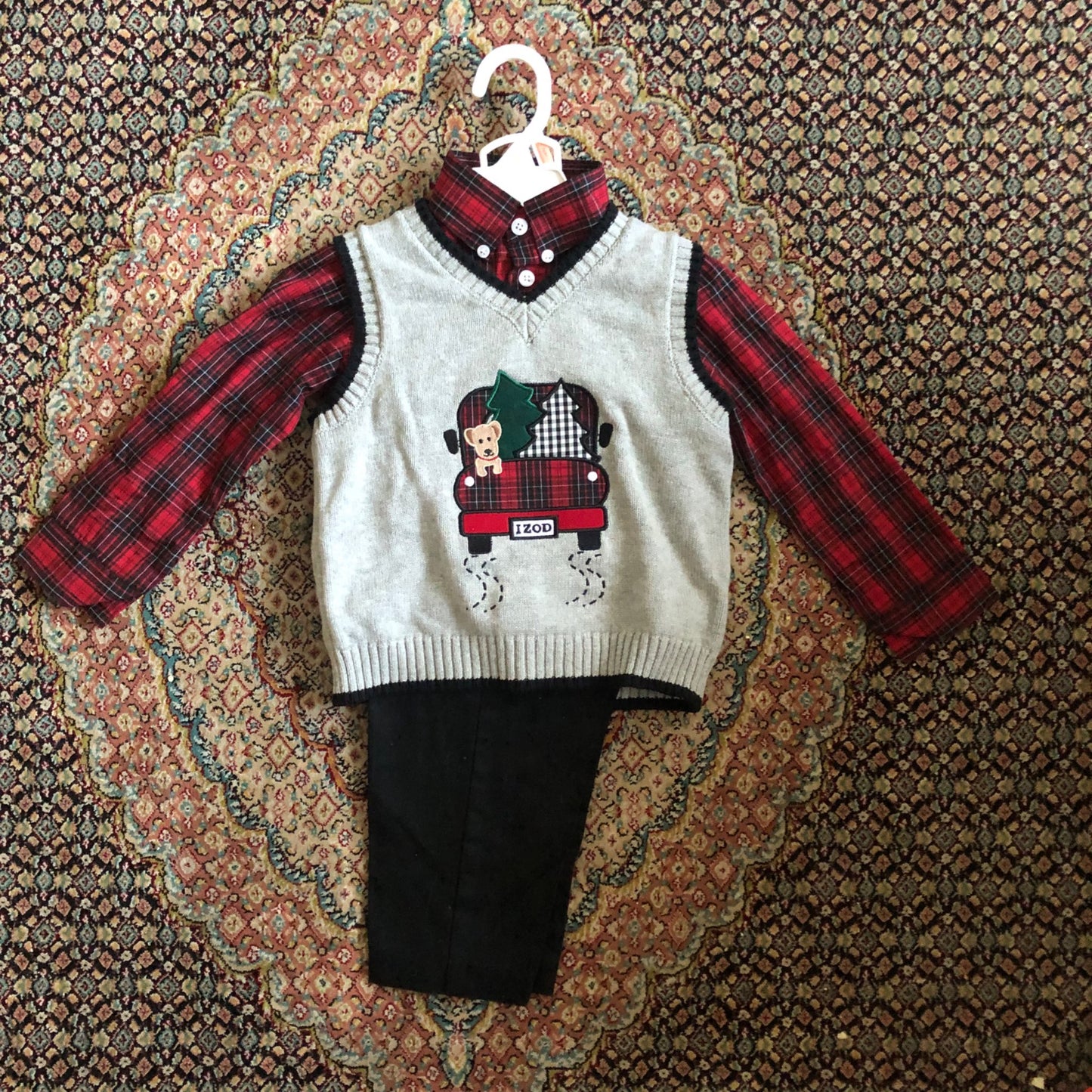 IZOD Christmas Outfit, Kids 2T