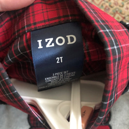 IZOD Christmas Outfit, Kids 2T