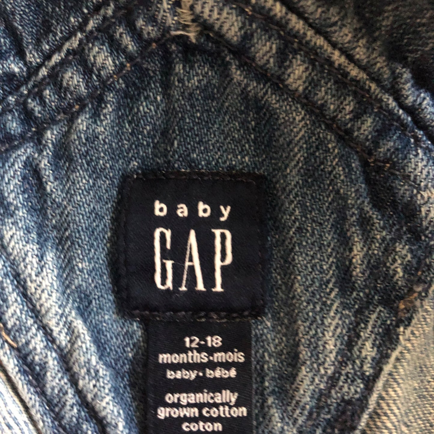 Baby Gap Denim Overalls, Kids 18 Month (12-18M)