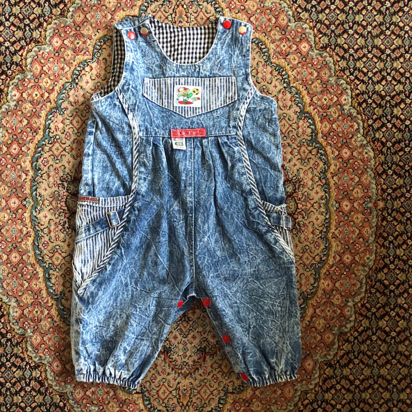 Cute Denim Overalls, Kids 9 Month (6-9M)