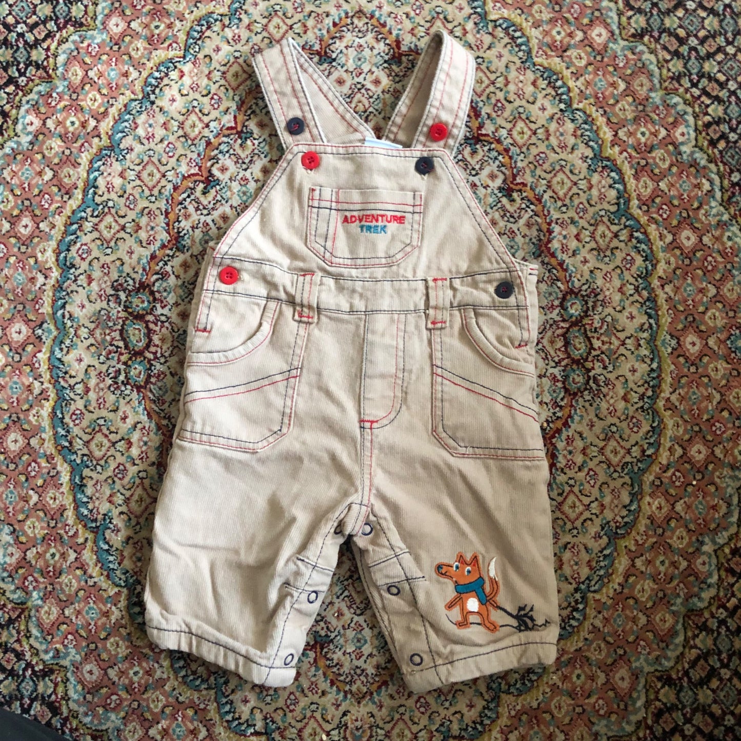 Corduroy Shortalls, Kids 9 Month (6-9M)