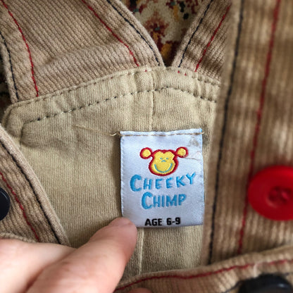 Corduroy Shortalls, Kids 9 Month (6-9M)