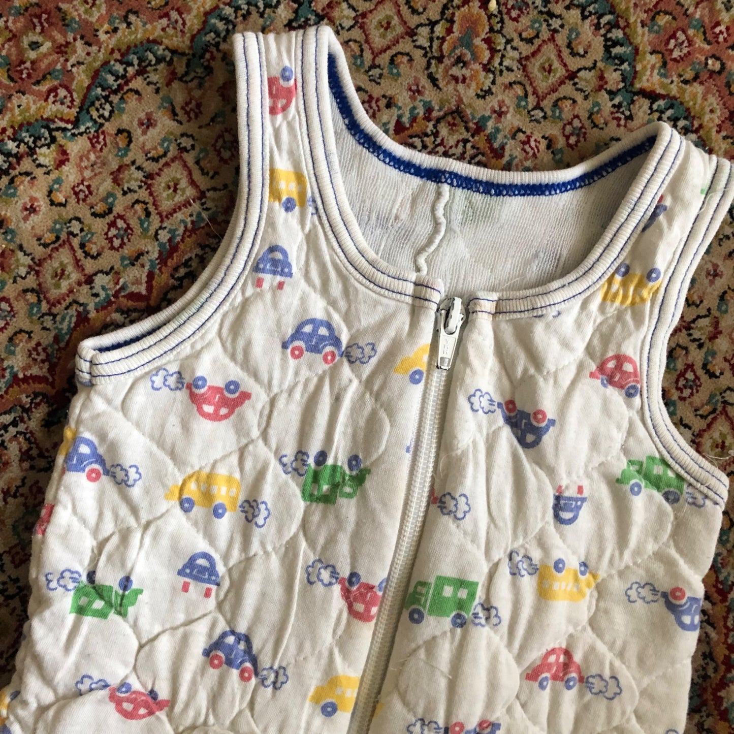 Vintage Car Overalls, Kids 6 Month (3-6M)