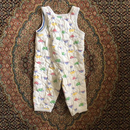 Vintage Car Overalls, Kids 6 Month (3-6M)