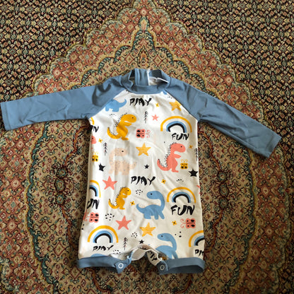Dinosaur Swimsuit, Kids 6 Month (3-6M)