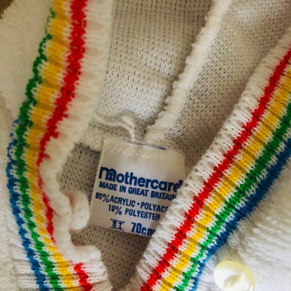 Vintage Rainbow sweater, Kids 6 Month (3-6M)