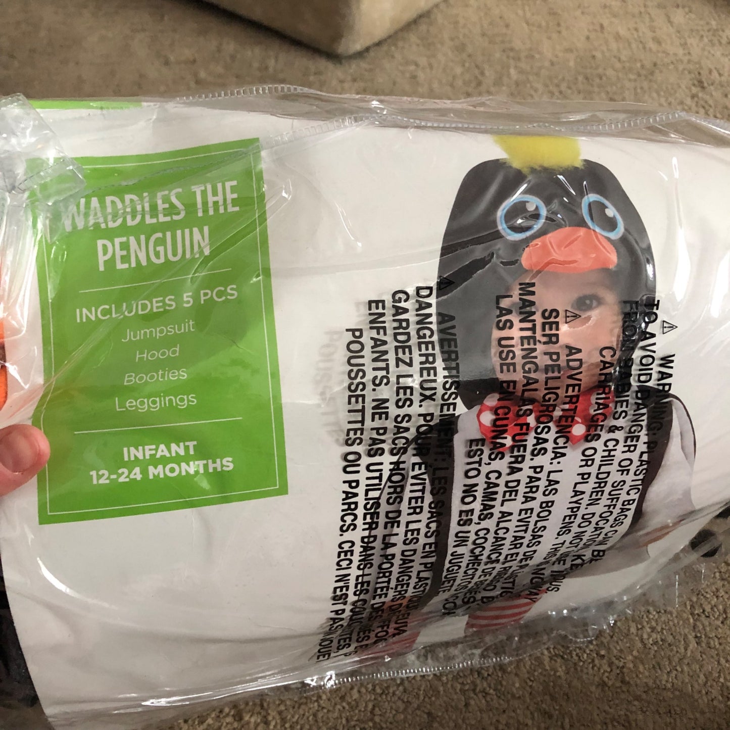 Penguin Costume, Kids 18 Month (12-18M)