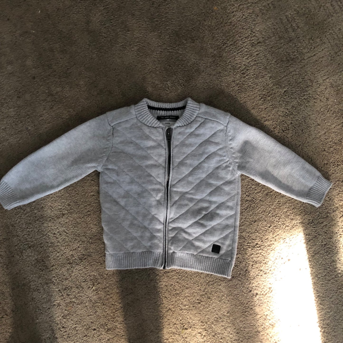 Zara Zip Up Sweater, Kids 18 Month (12-18M)