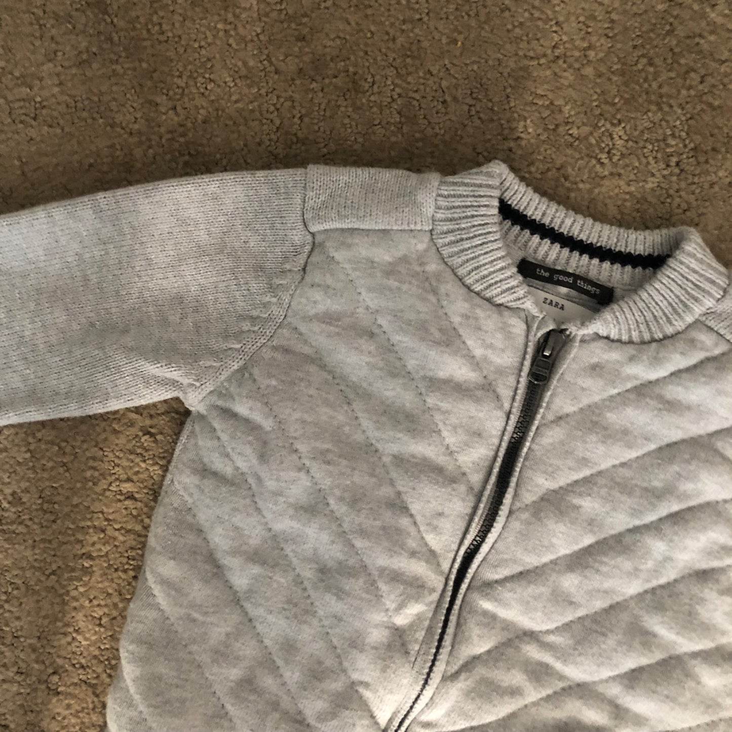 Zara Zip Up Sweater, Kids 18 Month (12-18M)