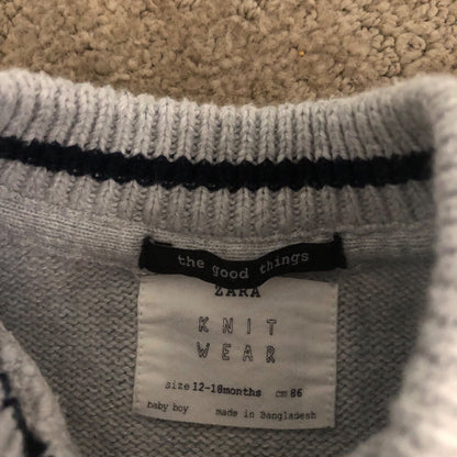 Zara Zip Up Sweater, Kids 18 Month (12-18M)