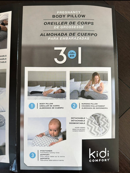 3 in 1 Pregnancy Body Pillow