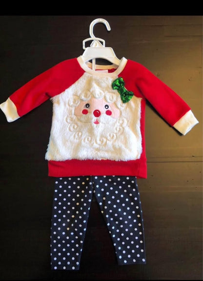 2 Cute Christmas outfits, Kids 9 Month (6-9M)