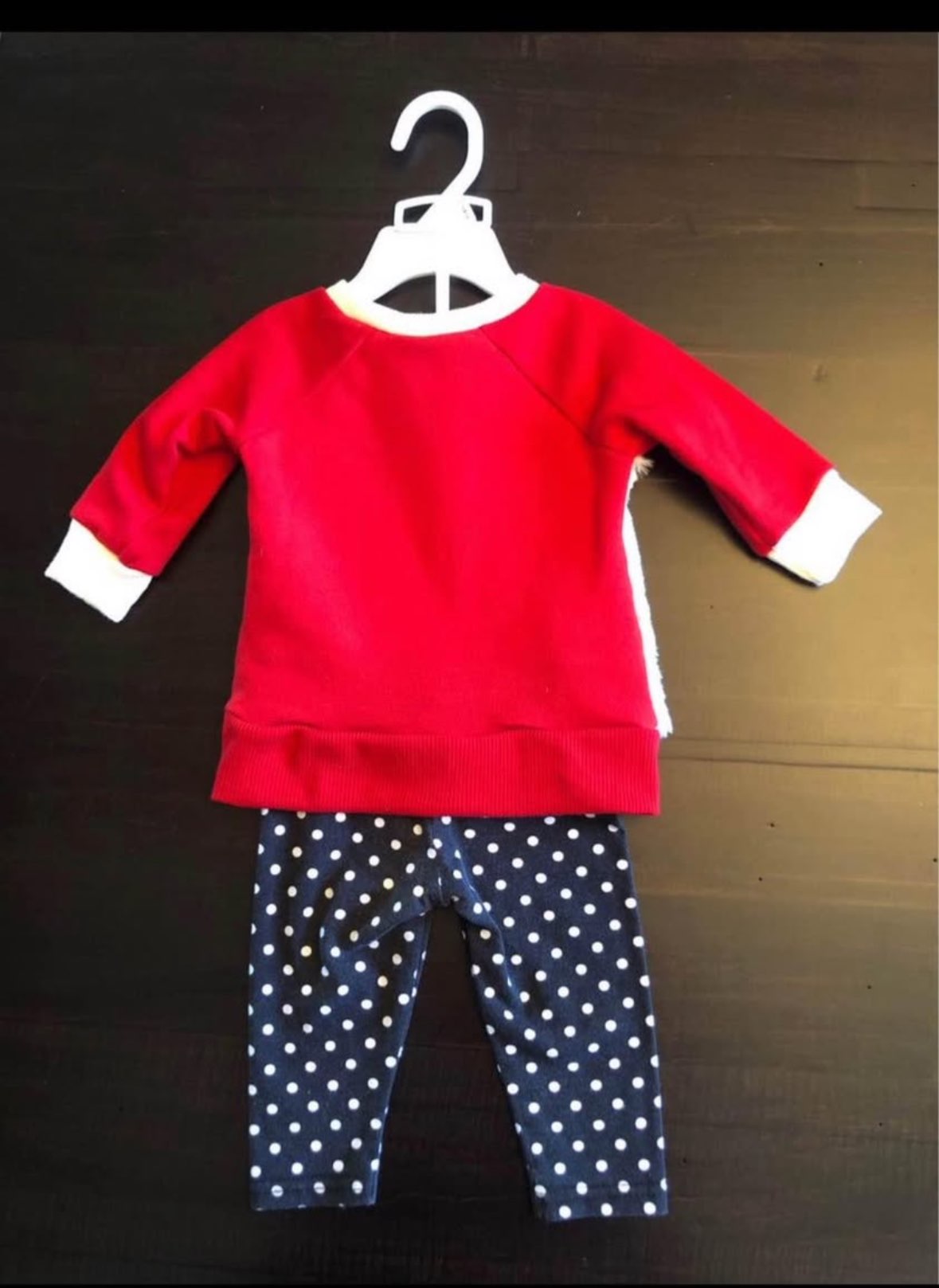 2 Cute Christmas outfits, Kids 9 Month (6-9M)