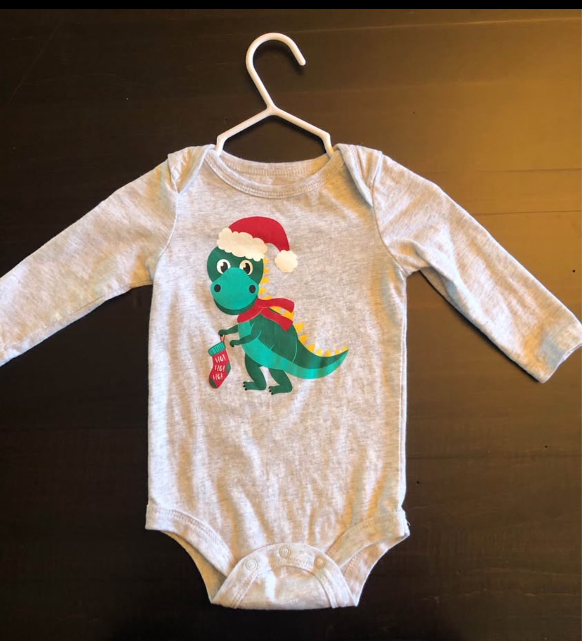 4 Holiday Onesies , Kids 9 Month (6-9M)