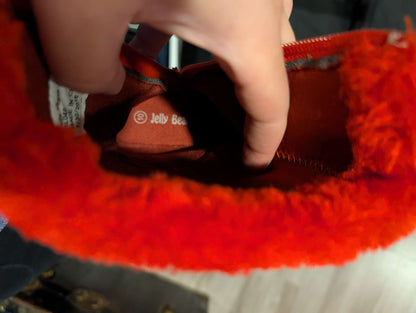 Red girls boots, Shoes 10 (Toddler:2-4yr)