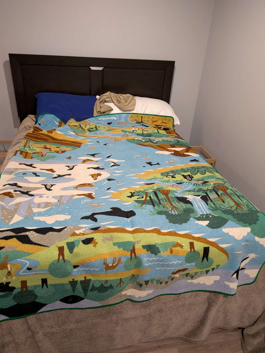 Melissa & Doug 15192 Jumbo Habitats Activity Rug (58 X 79)