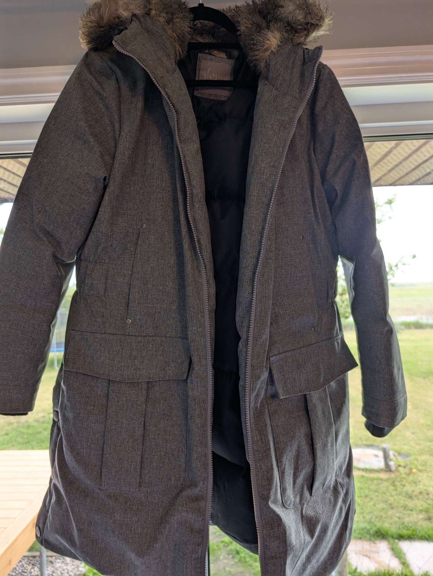 Thyme maternity winter coat XL, Maternity XL (16-18)