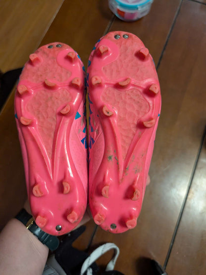 Pink Dream Paris Cleats, Shoes 13 (Kids:4-8yr)