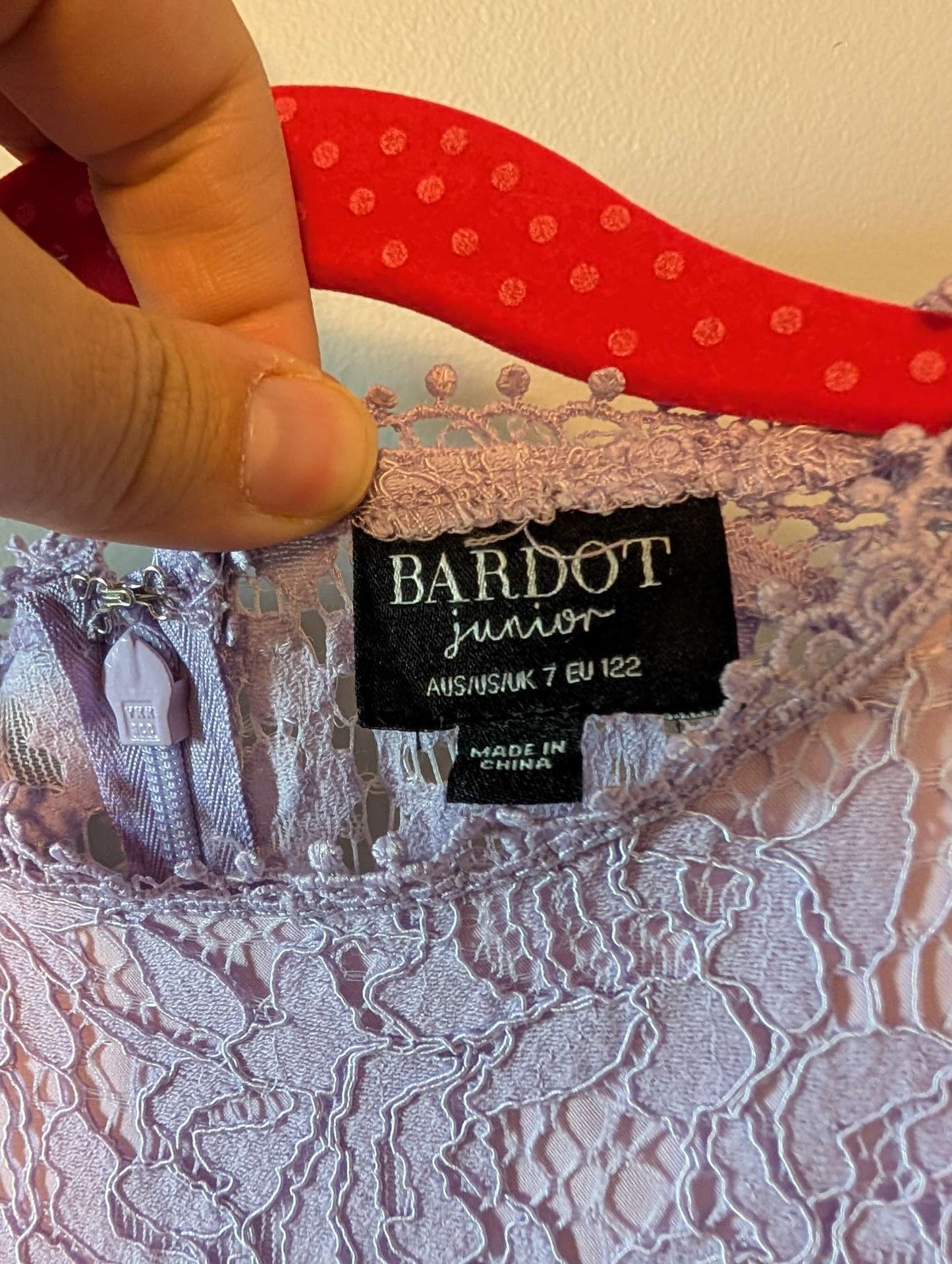 Size 7 Bardot Jr Designer dress, Kids 7 & 8 (small)
