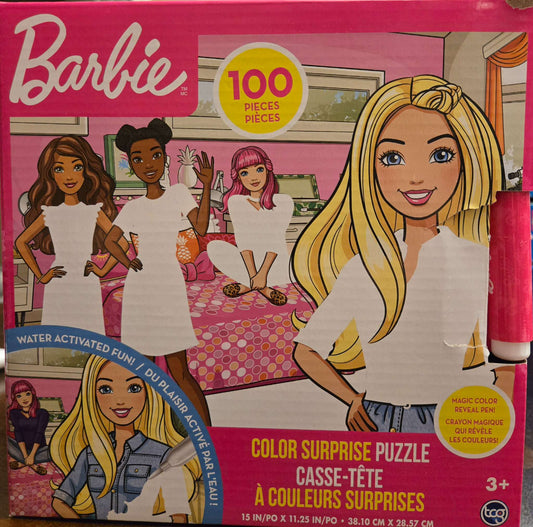 Barbie color surprise puzzle