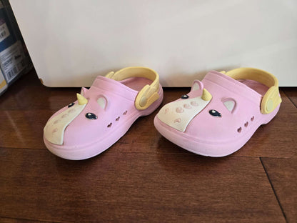 Little kid girls' Unicorn clog sandals, Shoes 8 (Toddler:2-4yr)