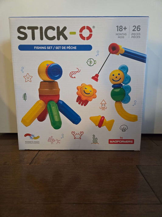 Stick-o fishing set by Magformers (retails for $39.99)
