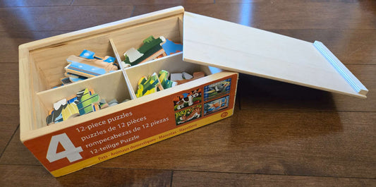 Melissa & Doug Pets 4-in-1 Wooden Jigsaw Puzzles - Pets (retails for $20)