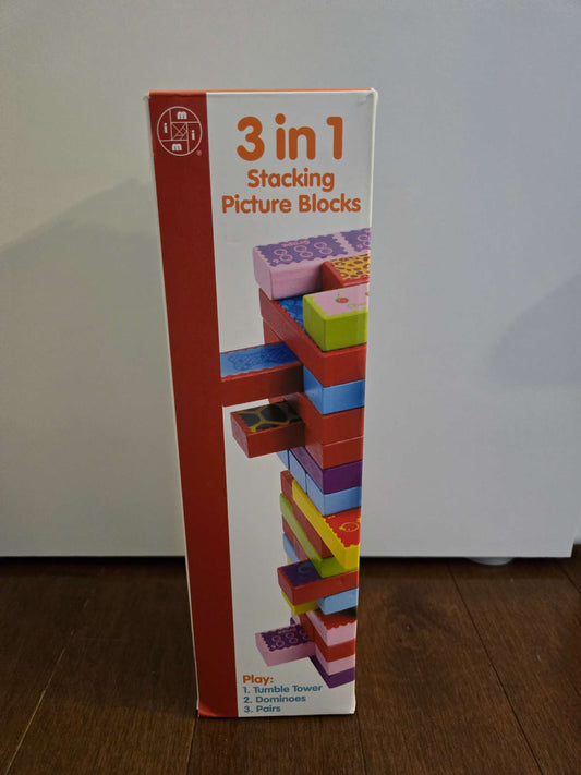 3 in 1 stacking picture blocks
