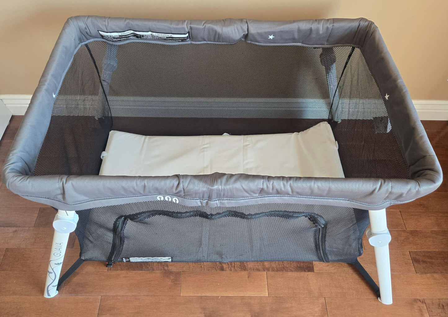 Guava Family "Lotus" Travel Crib + Guava Family fitted crib sheet  (together retail for approx. $325 USD)