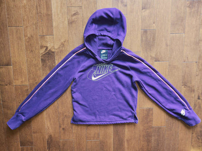 Nike girls' purple hoodie sweater, Kids 10