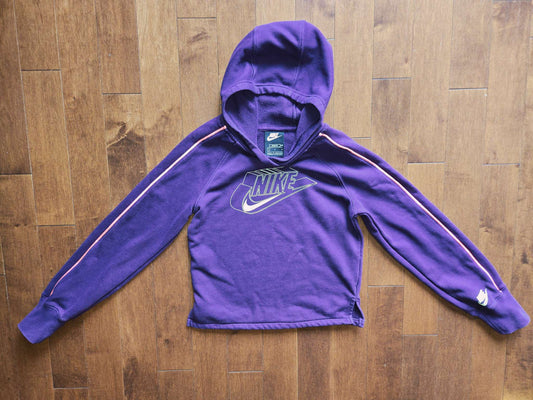 Nike girls' purple hoodie sweater, Kids 10