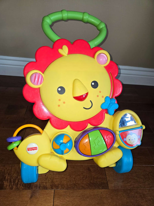 Fisher Price musical lion push toy/activity centre